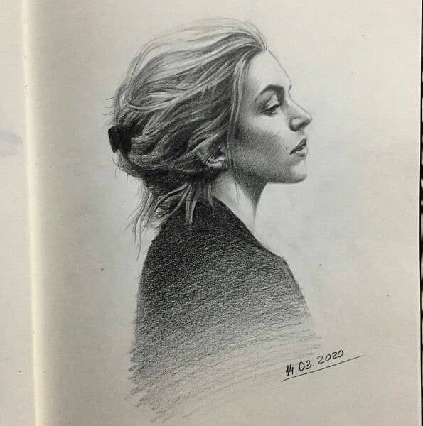 pencil sketch\ portrait 10