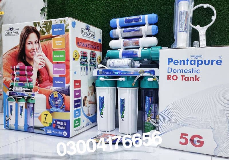 PENTAPURE 7 STAGE TAIWAN TOP SELLING WATER FILTER HOME RO PLANT 1