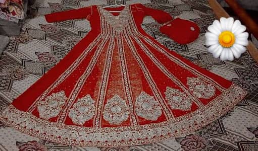 Bridal 3 Piece Long Flair Maxi Frock