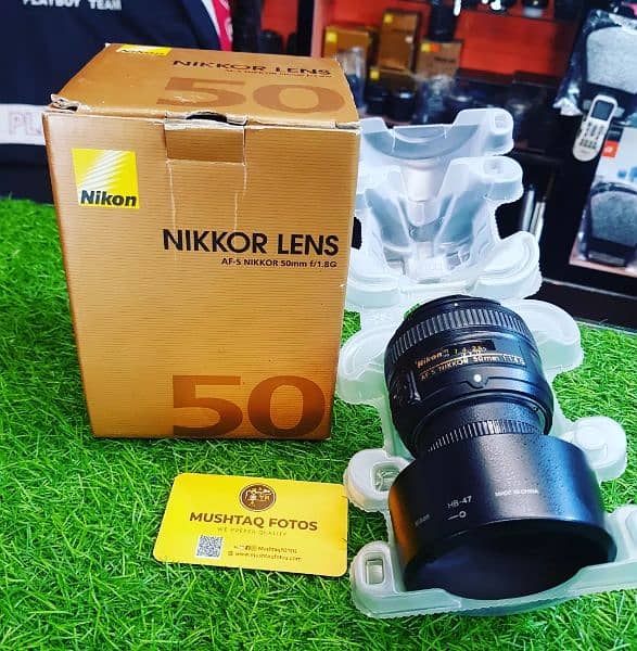 Nikon 50mm f/1.8 G Lens (Just Box Opened - Scratchless piece) 0