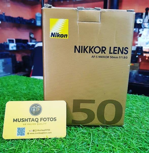 Nikon 50mm f/1.8 G Lens (Just Box Opened - Scratchless piece) 1