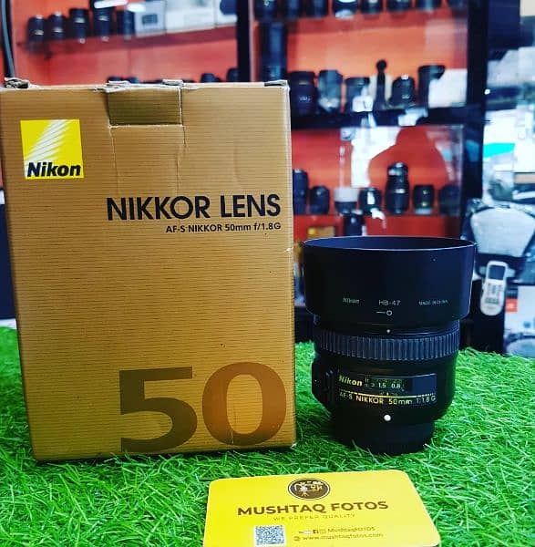 Nikon 50mm f/1.8 G Lens (Just Box Opened - Scratchless piece) 2