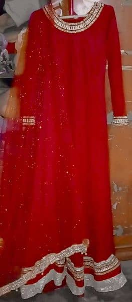 Full Length Maxi with Glittery Dupata