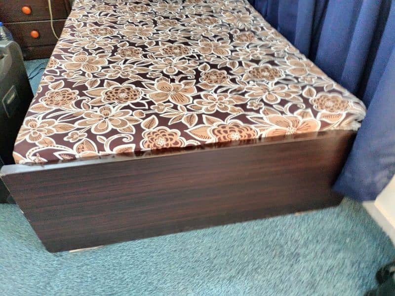 Single Bed  table, Mattress for Single Bed and 3 Seater Sofa 1