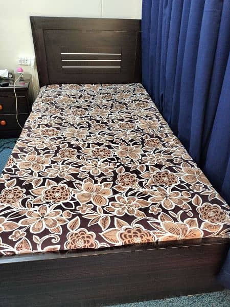 Single Bed  table, Mattress for Single Bed and 3 Seater Sofa 2