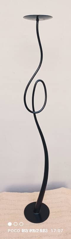 Steel / Wrought Iron Candle Stands on sale