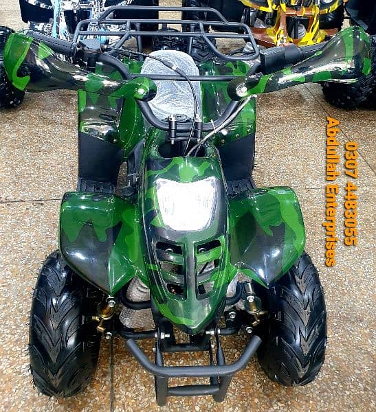 single light model 110cc with new Tyre Quad Bike atv 4 sell deliver pk 0