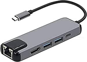 Pd Type-C Dock Station 4K Ultra HD USB 3.0, HDMI, Rj45, 0