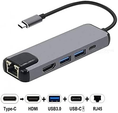 Pd Type-C Dock Station 4K Ultra HD USB 3.0, HDMI, Rj45, 3