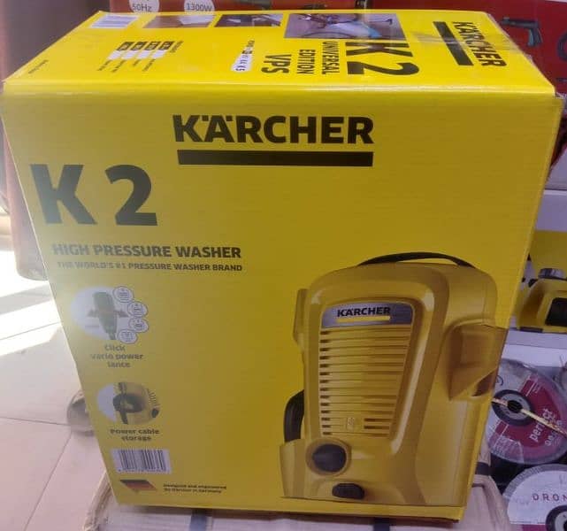 Original Karcher K2 High Pressure Car Washer - 110 Bar with Foam Lance 1