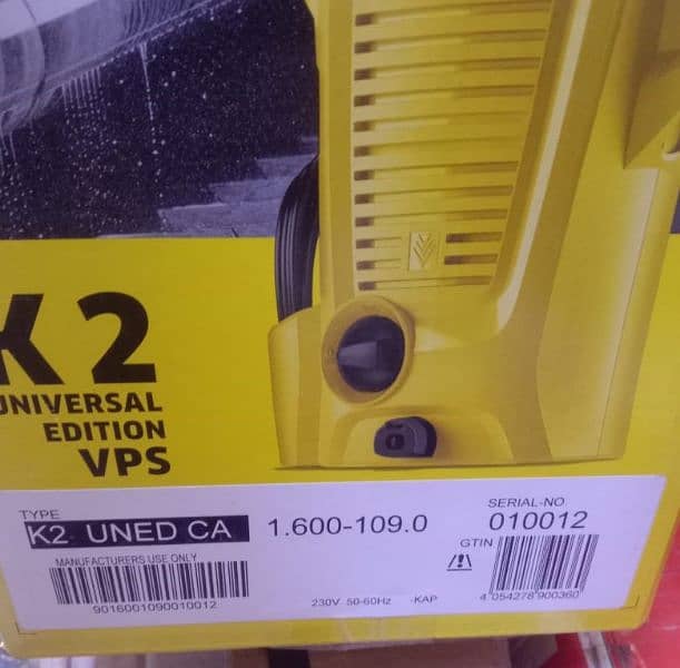 Original Karcher K2 High Pressure Car Washer - 110 Bar with Foam Lance 12