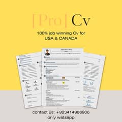 create professional cv to get better job