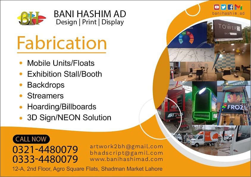 Printing/Sign Solution /Fabrication/Event Branding and Fabrication Ser 10