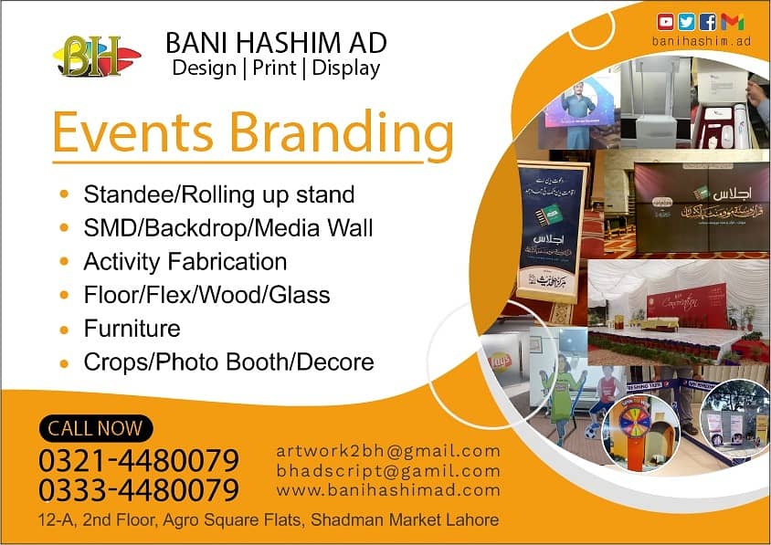 Printing/Sign Solution /Fabrication/Event Branding and Fabrication Ser 11