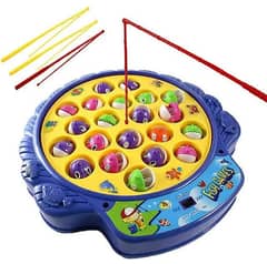 FISHING GAME FOR KIDS (15 FISHES 4 FISHING RODS )