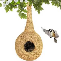 Hanging bird nest Pair for home or garden decoration