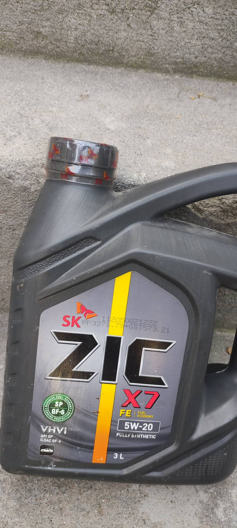 zic engine oil 5w20 3L 1
