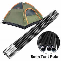 tent pole parachute fly camping tent,tent poles stick,tent outer 0