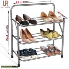 Iron Shoe Stand Rack Stand 3 Layer (Foldable)