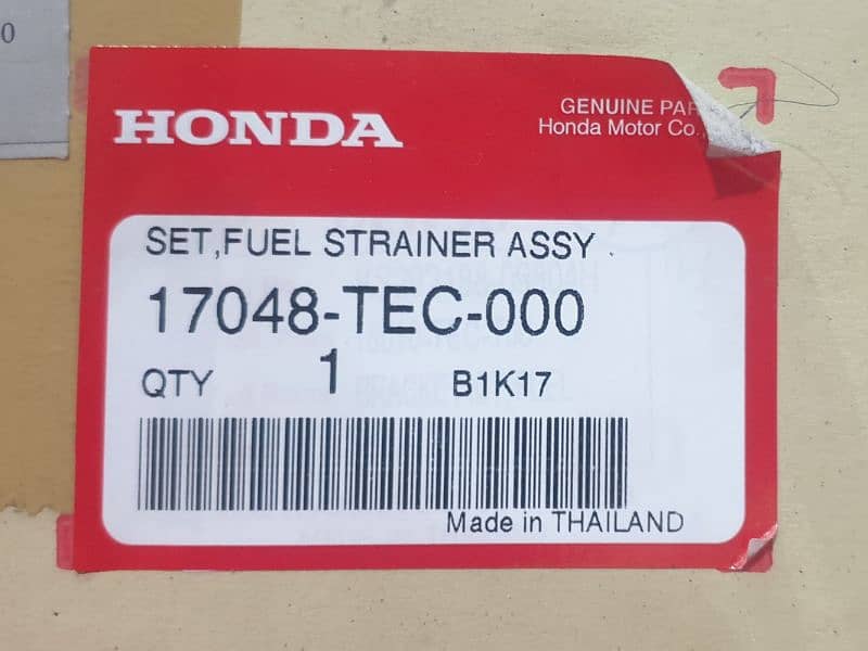 Fuel Filter/ Strainer Assembly for Honda Civic 2018 UG 1