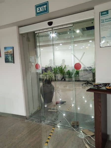 Glass Door Automation Automatic sensor door 4