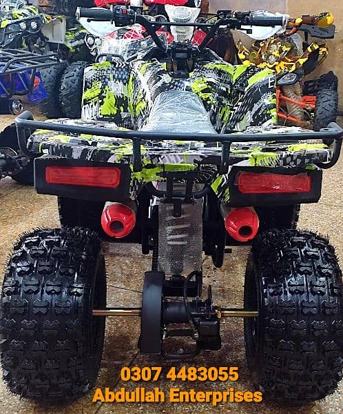 150 size audi style brand new quad bike atv 4 sell deliver in all pak 3
