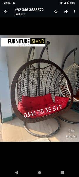 outdoor Swing hanging jhoola Egg shape jhula wholesale price 1