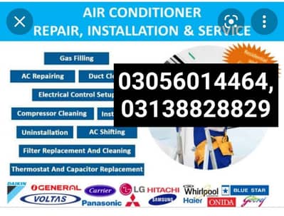 service repairing fitting gas refilling kit repair