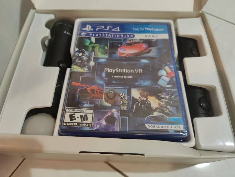PlayStation VR 1 + 3 Games + PS5 adaptor 5