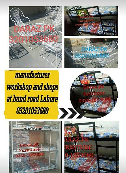 outdoor chairs garden steel iron chairs table manufacturer 4