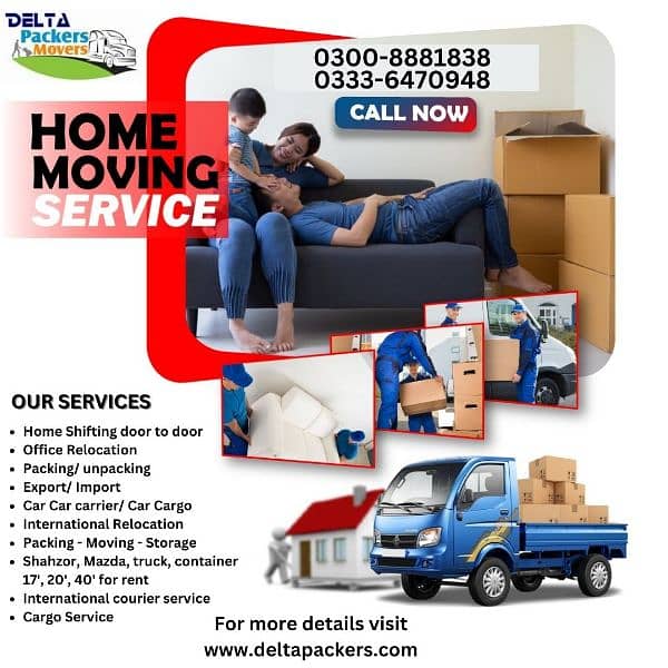 Delta Movers, Car Carrier, Loading, Unloading, Storage, Home Shifting 0