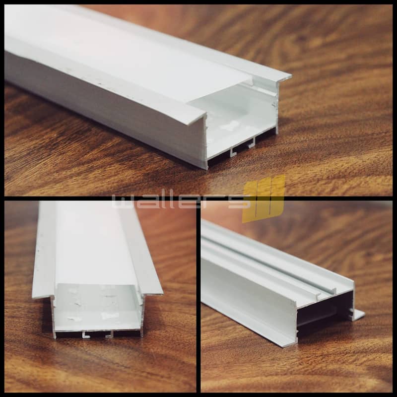 LED Light Linear Profile in Aluminium for Ceiling, Kitchen & Wardrobes 7