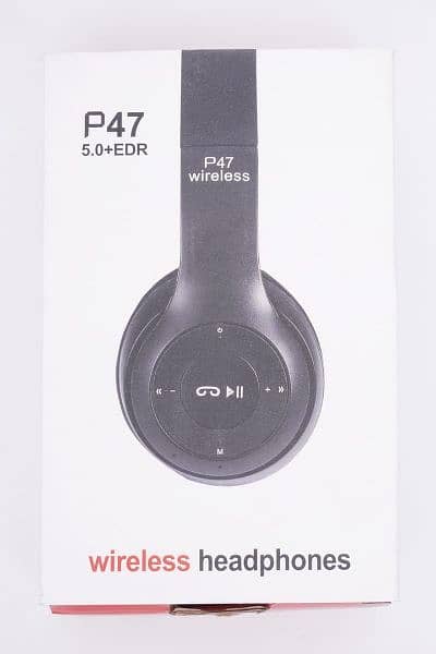 Name: Headphone P47

Detail: Wireless Headphone p47 (5.0 +ED 11