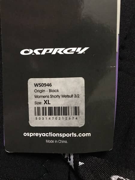 origin osprey shorty swimming costume wetsuit gym bathing imported 3