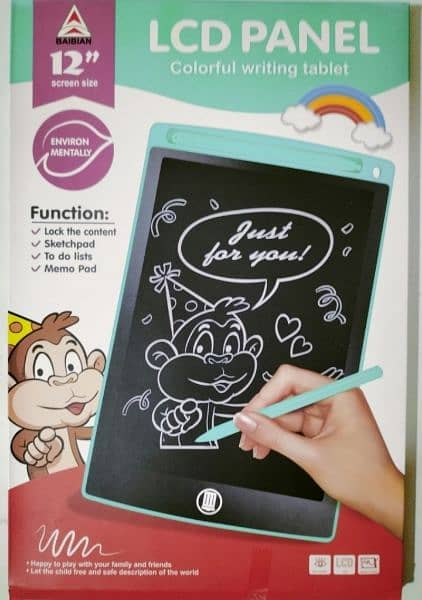 Lcd writing tablet for kids drawing board writing pad 2