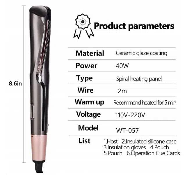 Hair Straightener and Curler 1