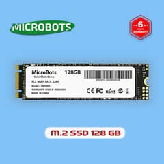 Microbots M2 SSD Solid State Drive 128GB Hard Drive for Laptop & PC 0