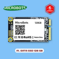 Microbots mSATA SSD 128GB Hard Drive for Laptops and PC