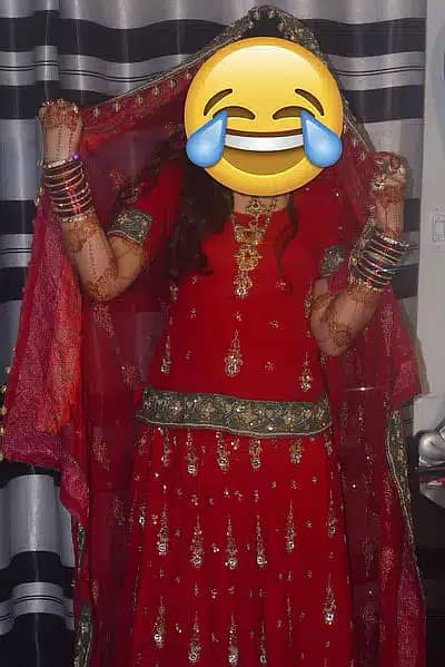 Bridal Lehnga with short Kurti and Dupatta | Wedding Lahenga 0