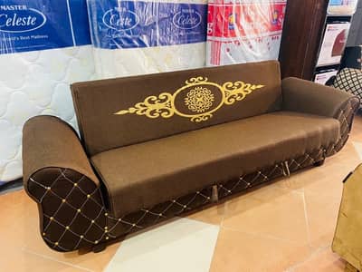 sofa cum bed ( sofa + bed )2in 1 (Molty foam )(10 years warranty )