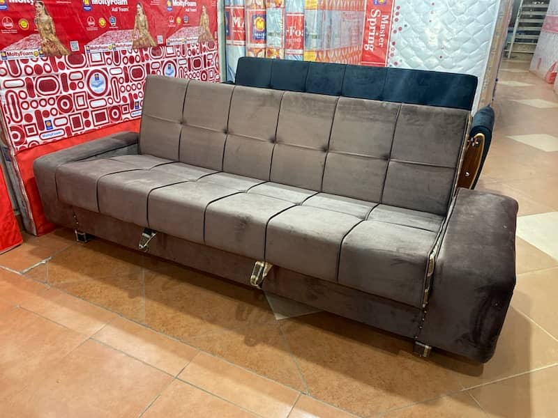 sofa cum bed ( sofa + bed )2in 1 (Molty foam )(10 years warranty ) 12