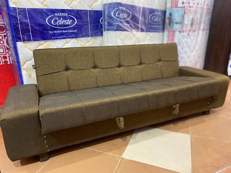 sofa cum bed ( sofa + bed )2in 1 (Molty foam )(10 years warranty ) 16