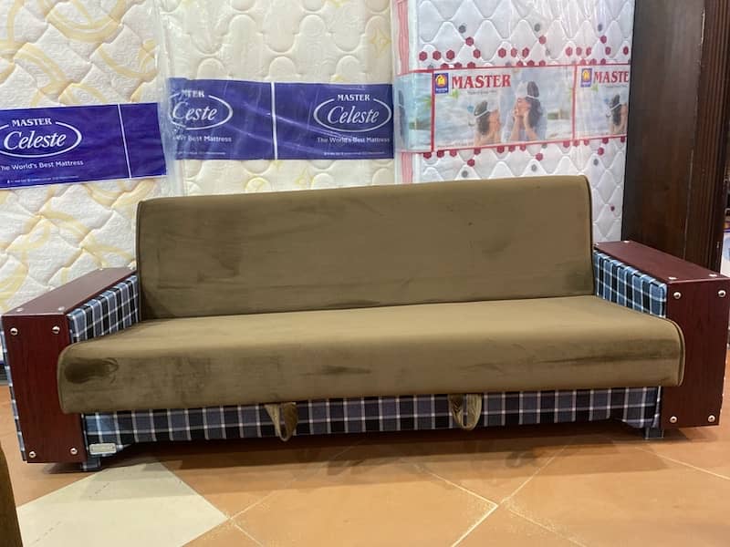 sofa cum bed ( sofa + bed )2in 1 (Molty foam )(10 years warranty ) 17