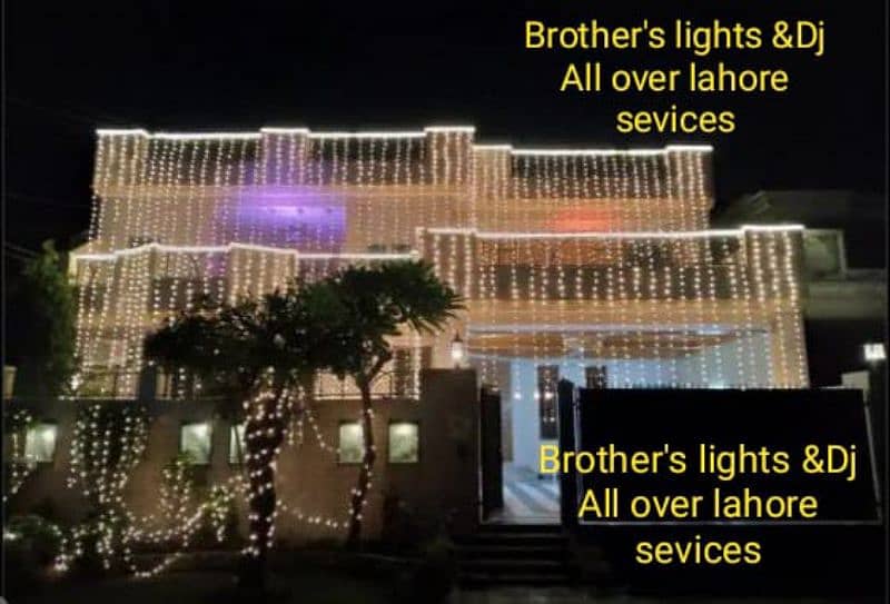 Dj/sound system on rent/Wedding lights decor/fairy lights/House decor/ 10