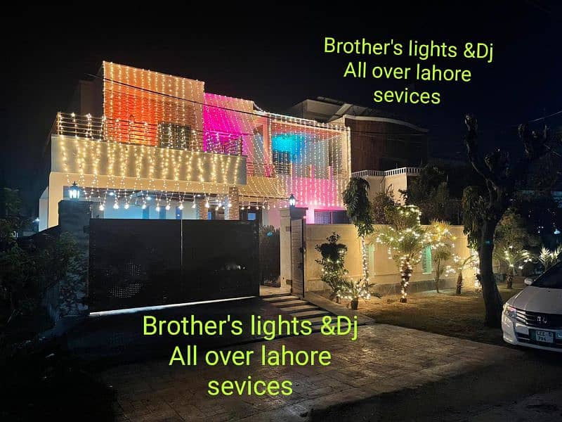 Wedding lights decor/fairy lights/House decor/Dj/sound system on rent 3