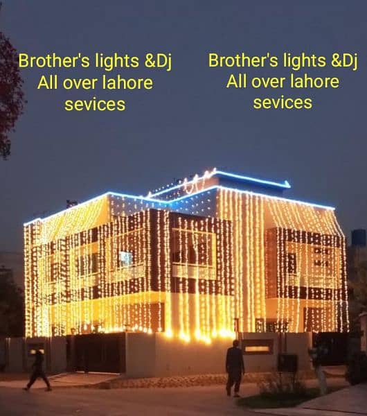 Dj/sound system on rent/Wedding lights decor/fairy lights/House decor/ 9