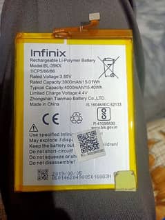 Infinix S4 X626/X626B model original battery