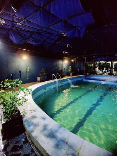 farm house for rent in Lahore pool
