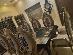 dinning table with 8 chairs