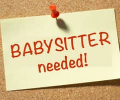 Female Baby Sitter Required.